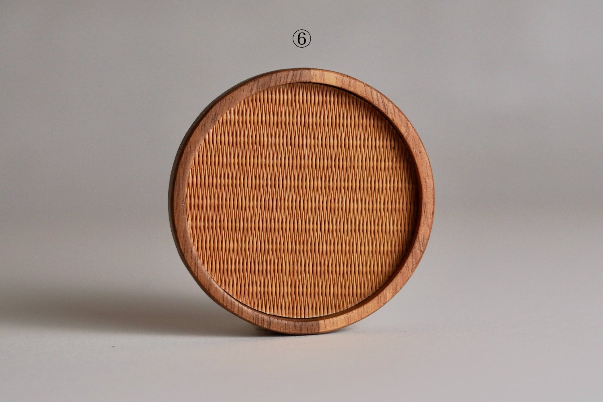 Tatami coaster, premium designs 1–6 — handwoven in Kumamoto