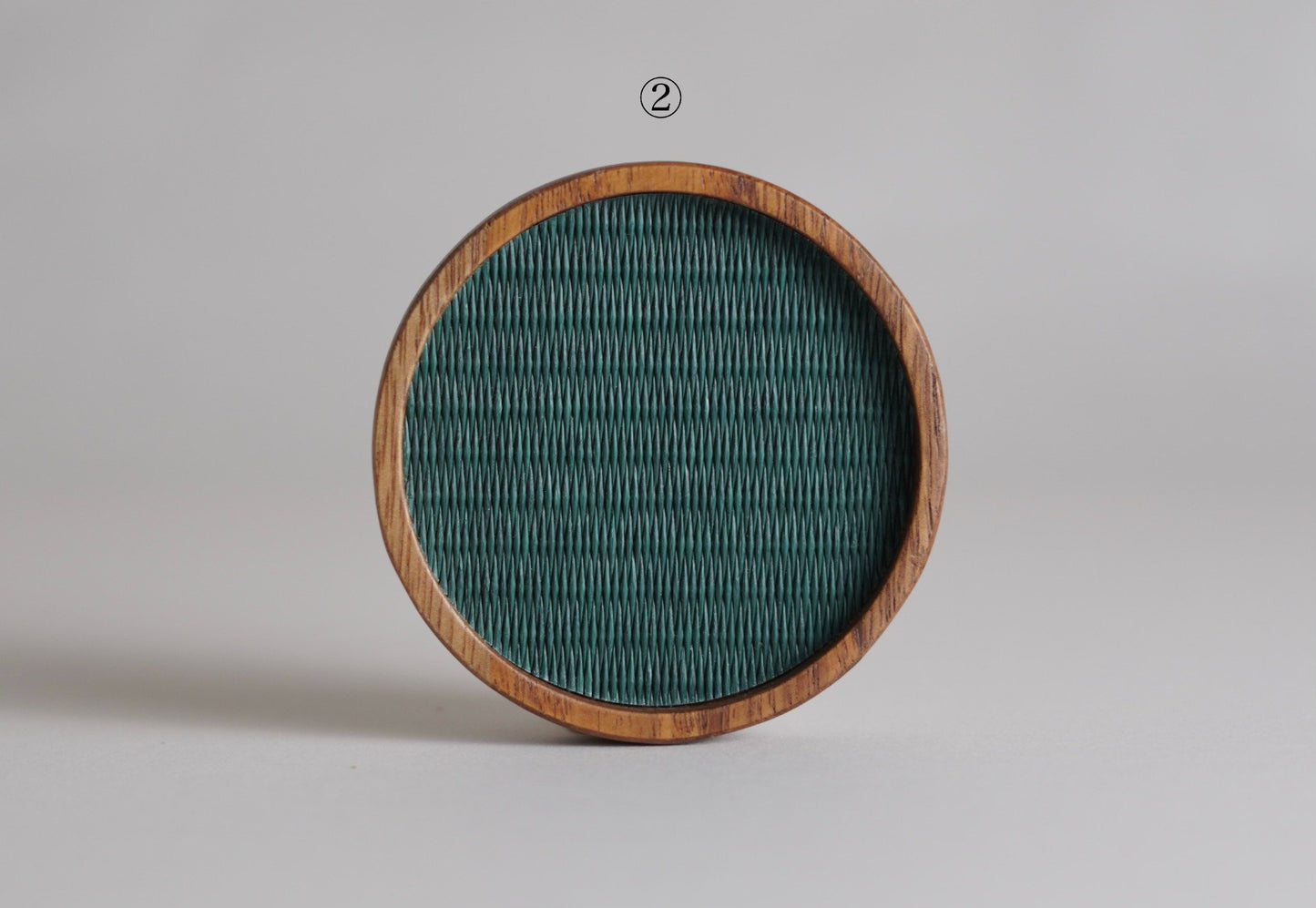 Tatami coaster, premium designs 1–6 — handwoven in Kumamoto