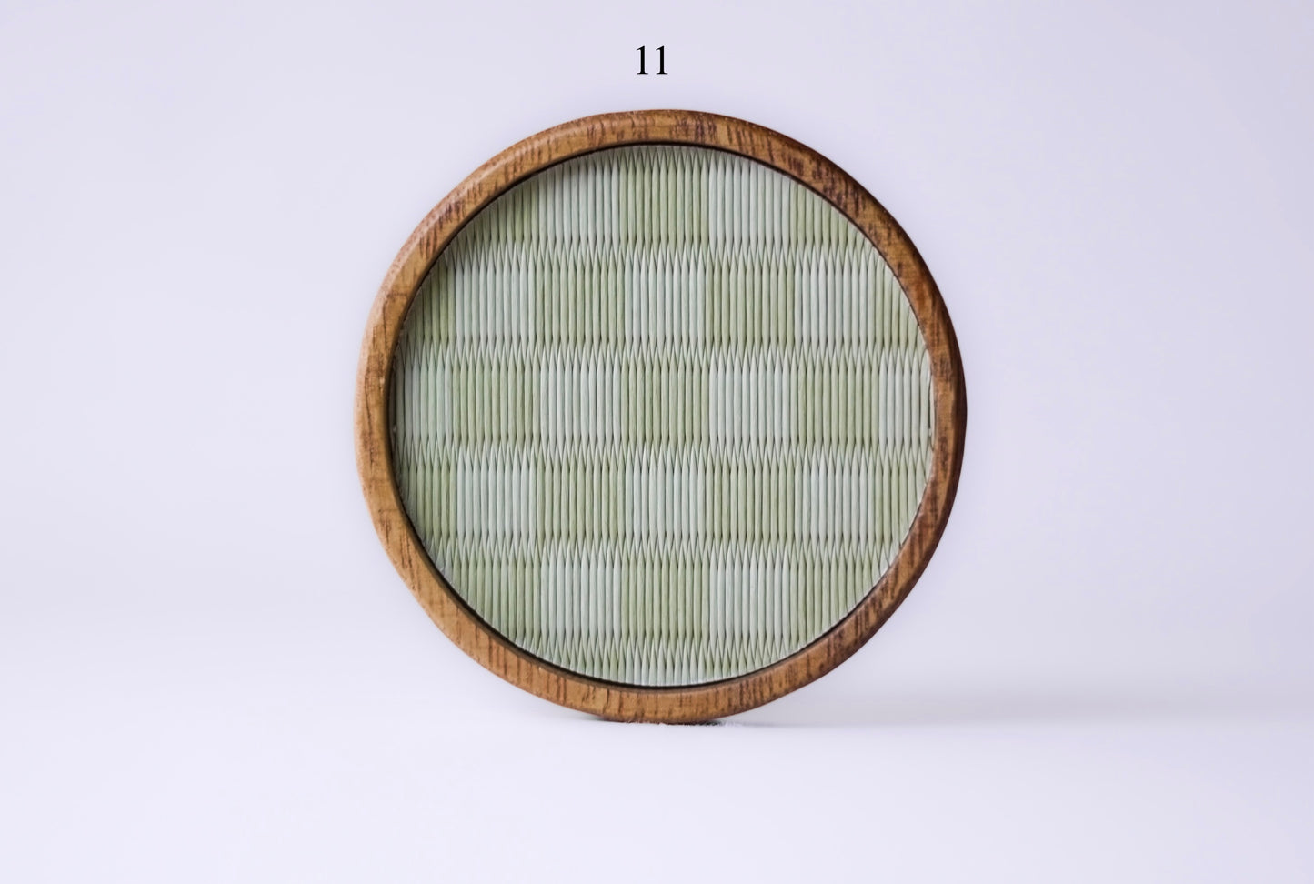 Tatami coaster, premium designs 7–12 — handwoven in Kumamoto