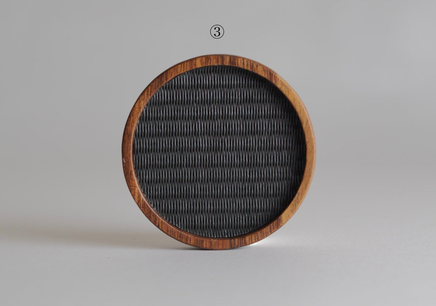 Tatami coaster, premium designs 1–6 — handwoven in Kumamoto