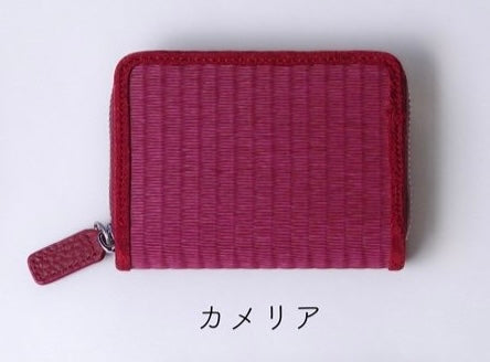 Tatami compact wallet — handwoven modern tatami from Kumamoto