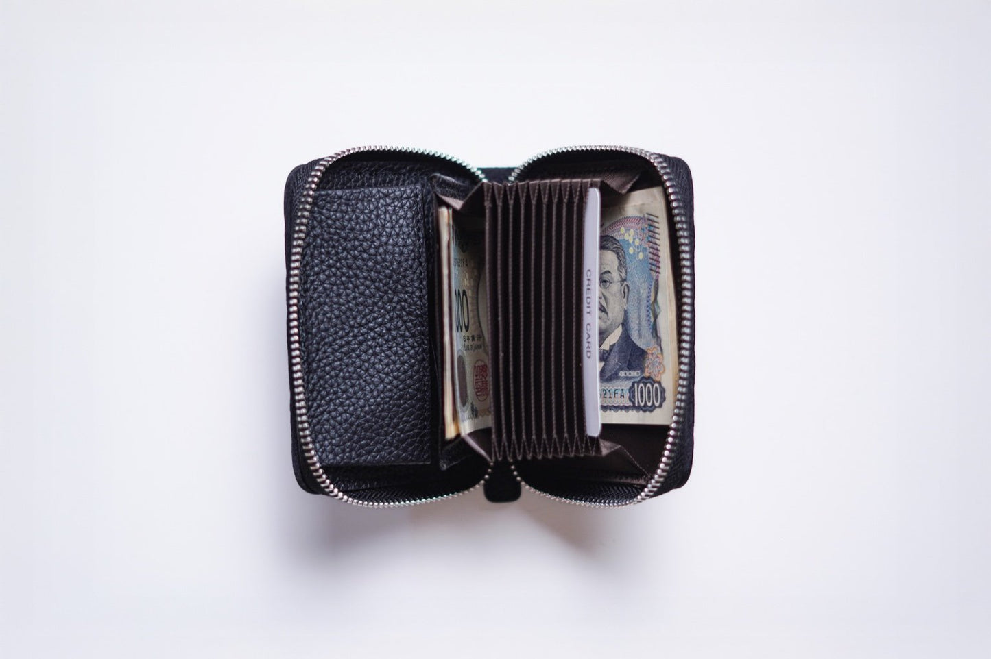 Tatami compact wallet — handwoven modern tatami from Kumamoto