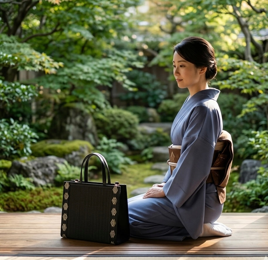 Tatami Tote Bag | Modern Japanese Craft by a 4th-Gen Kumamoto Artisan