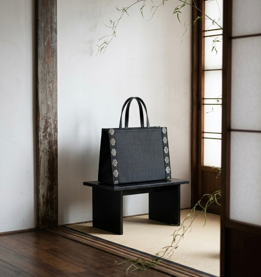 Tatami Tote Bag | Modern Japanese Craft by a 4th-Gen Kumamoto Artisan