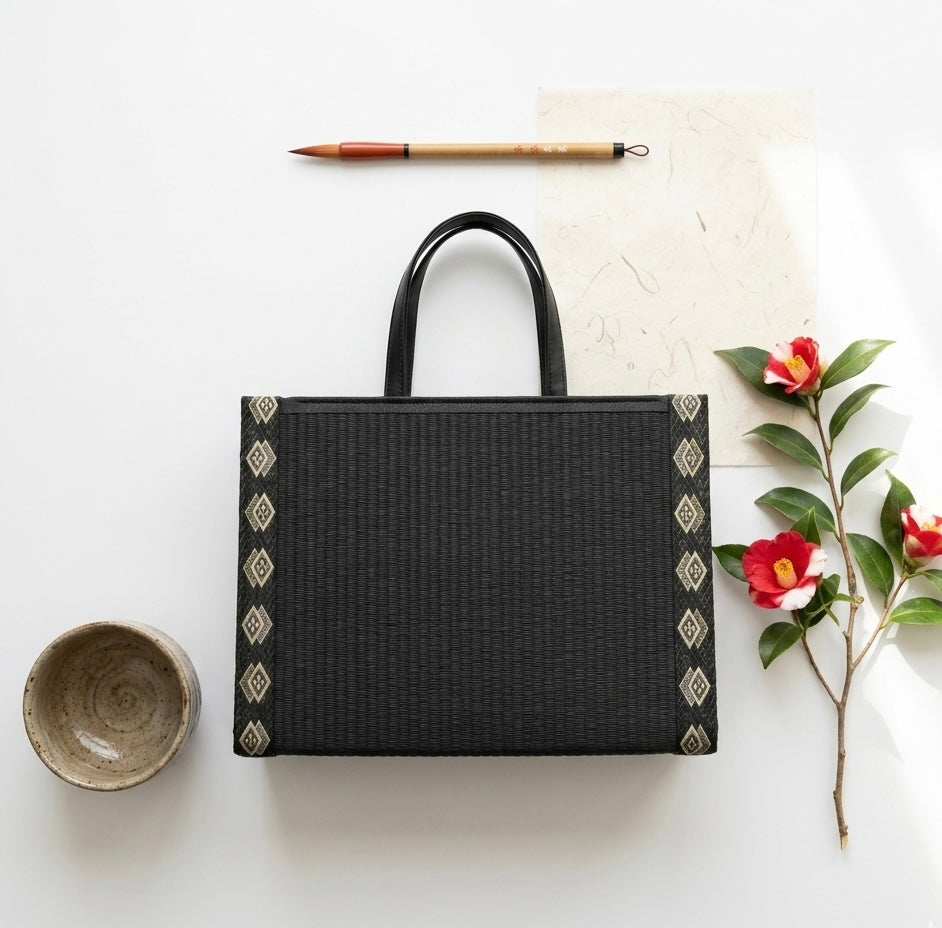 Tatami Tote Bag | Modern Japanese Craft by a 4th-Gen Kumamoto Artisan