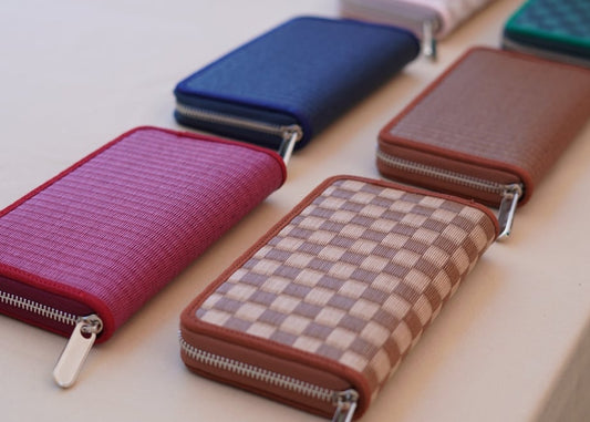 Tatami Long Wallet - Solid Navy
